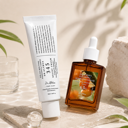 Duo Crema Calmante 345 Relief y Serum Vitamina C 63% - Dr. Althea