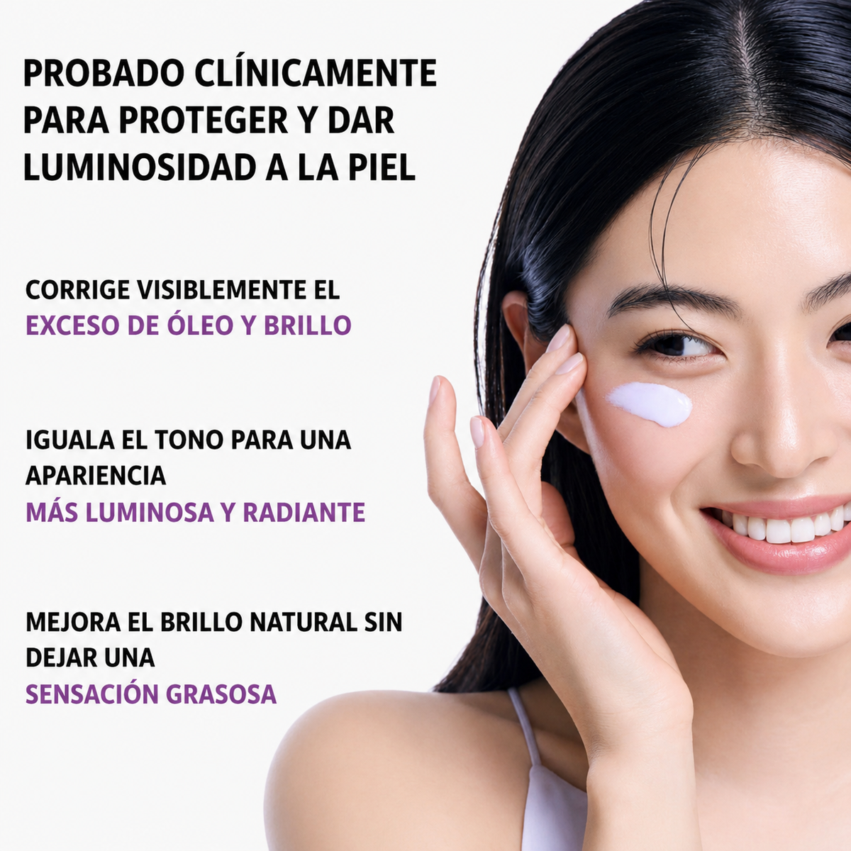 Bloqueador Solar Tone-Up Niacinamida 3+ TXA Glutatión SPF50+ PA++++ Jumiso