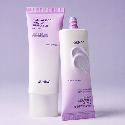 Bloqueador Solar Tone-Up Niacinamida 3+ TXA Glutatión SPF50+ PA++++ Jumiso