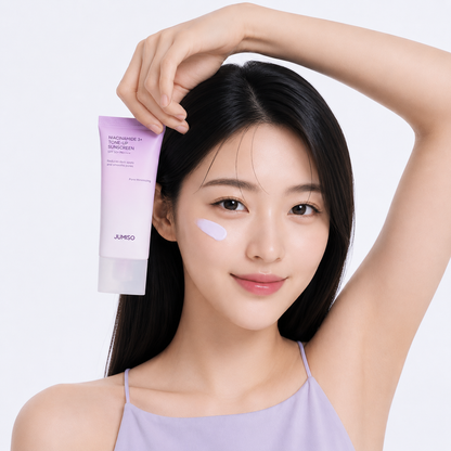 Bloqueador Solar Tone-Up Niacinamida 3+ TXA Glutatión SPF50+ PA++++ Jumiso