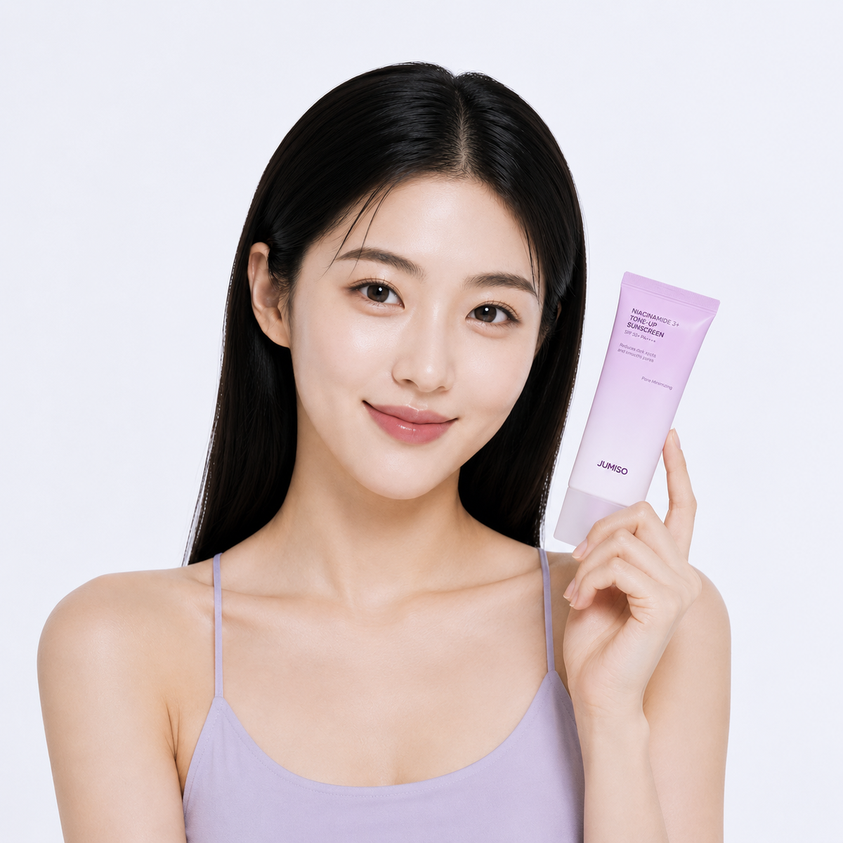 Bloqueador Solar Tone-Up Niacinamida 3+ TXA Glutatión SPF50+ PA++++ Jumiso
