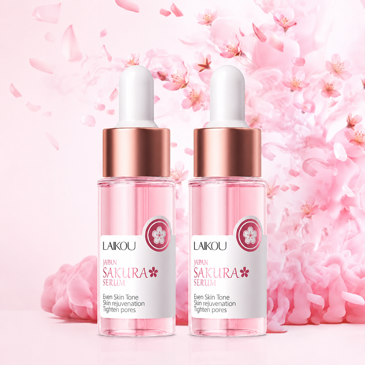 Serum Aclarador Antimanchas Sakura con Flor de Cerezo LAIKOU