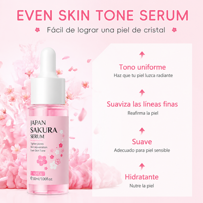 Serum Aclarador Antimanchas Sakura con Flor de Cerezo LAIKOU