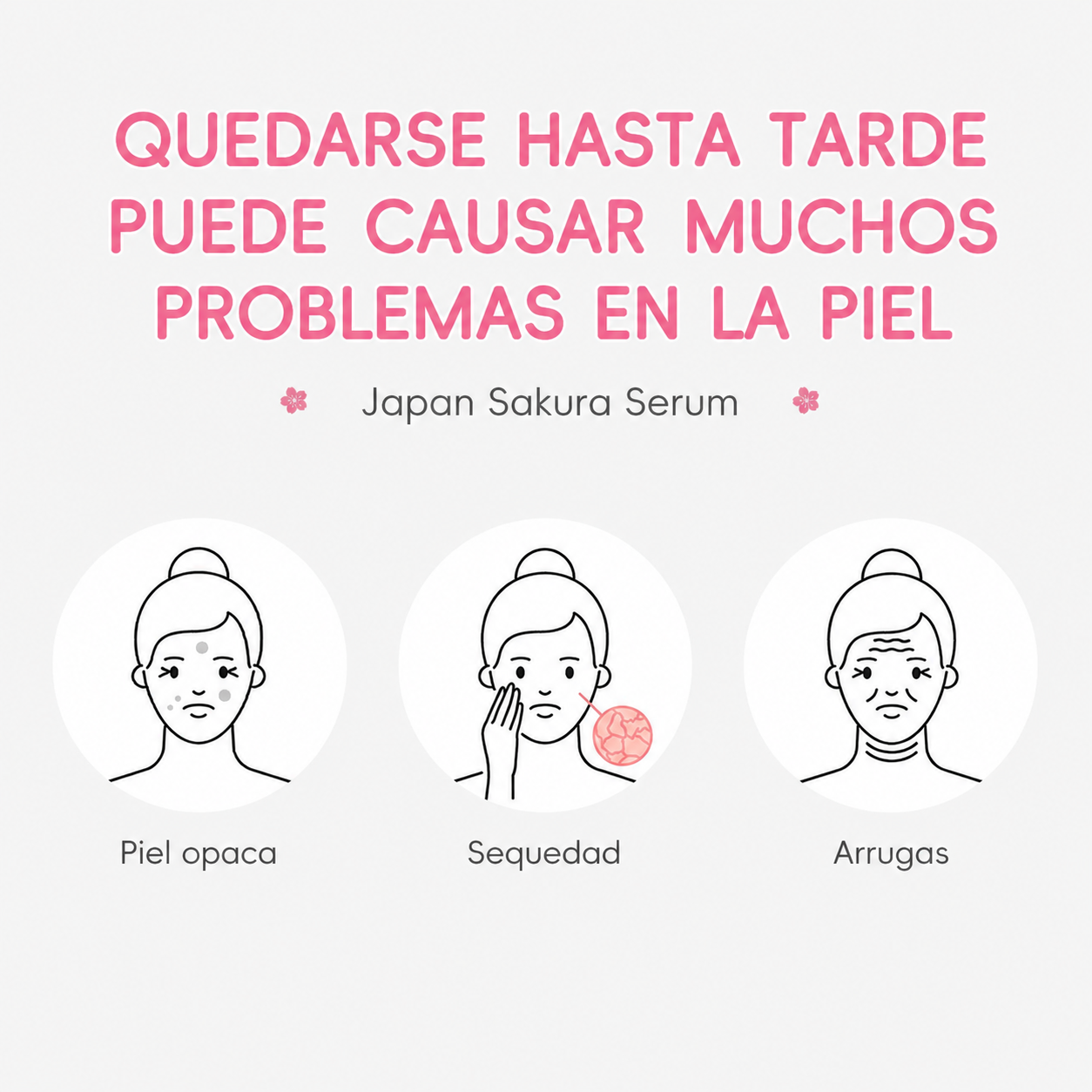 Serum Aclarador Antimanchas Sakura con Flor de Cerezo LAIKOU