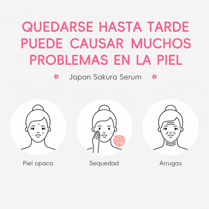 Serum Aclarador Antimanchas Sakura con Flor de Cerezo LAIKOU