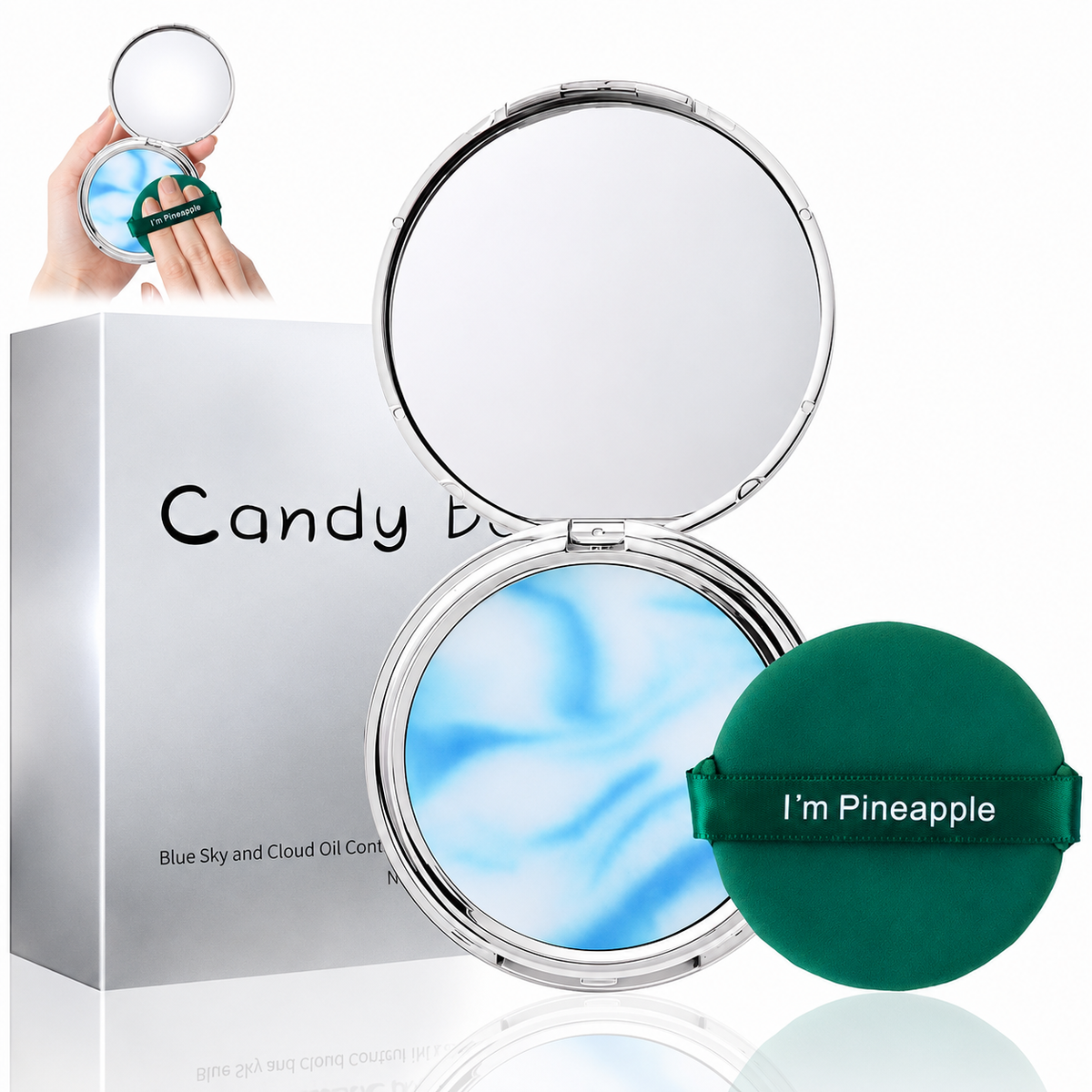 Polvo azul matificante Blue Sky Candy Bella