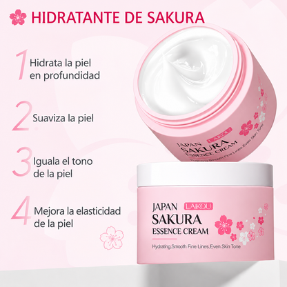 Crema Hidratante Sakura con Flor de Cerezo LAIKOU