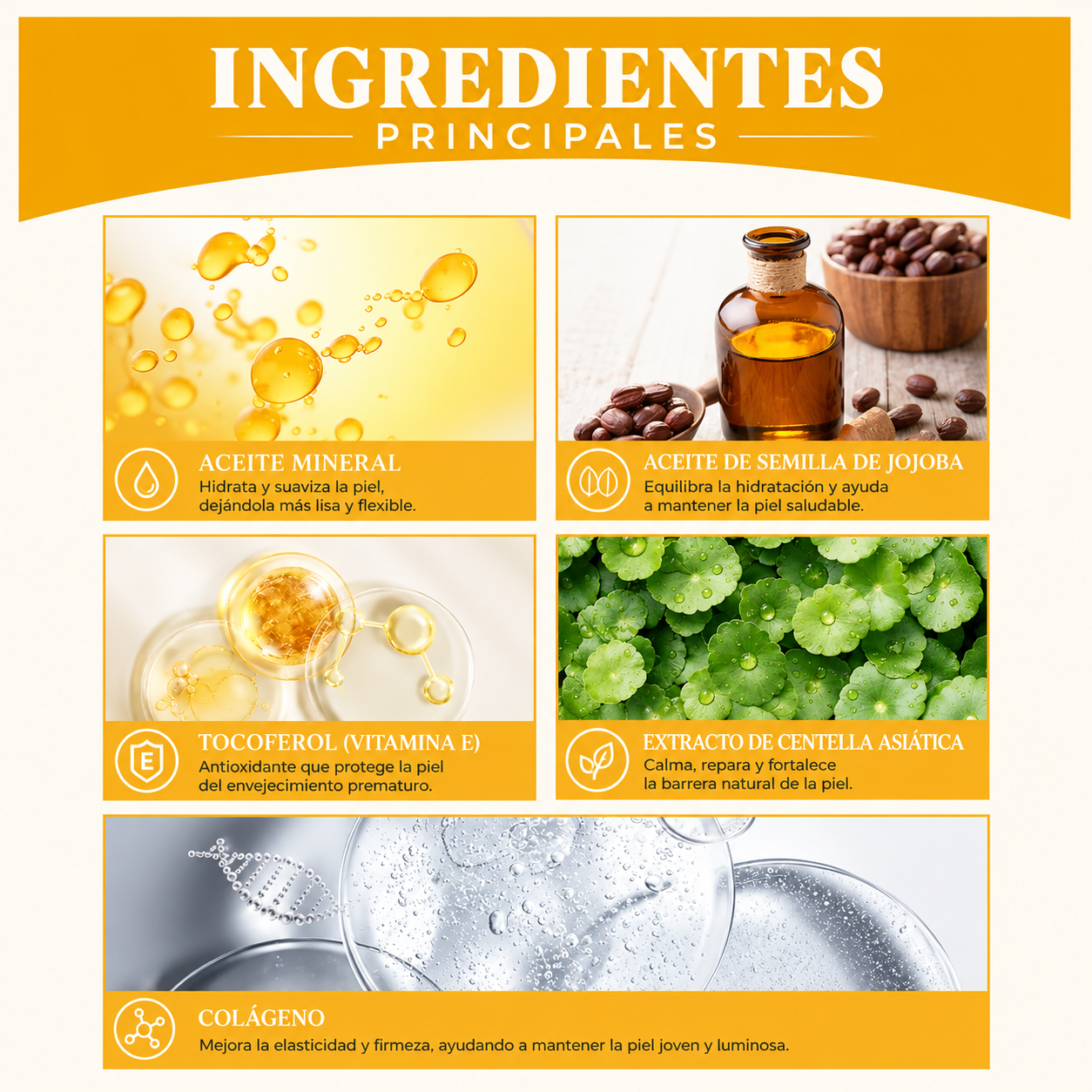 Parches Nasolabiales de Hidrogel con Colageno