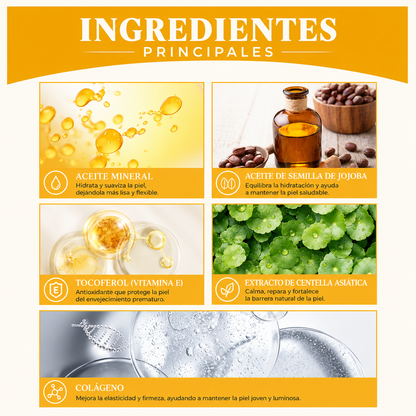 Parches Nasolabiales de Hidrogel con Colageno