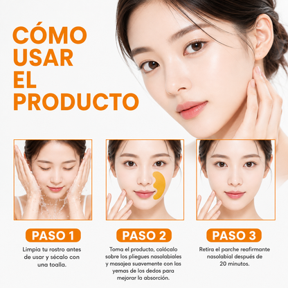 Parches Nasolabiales de Hidrogel con Colageno