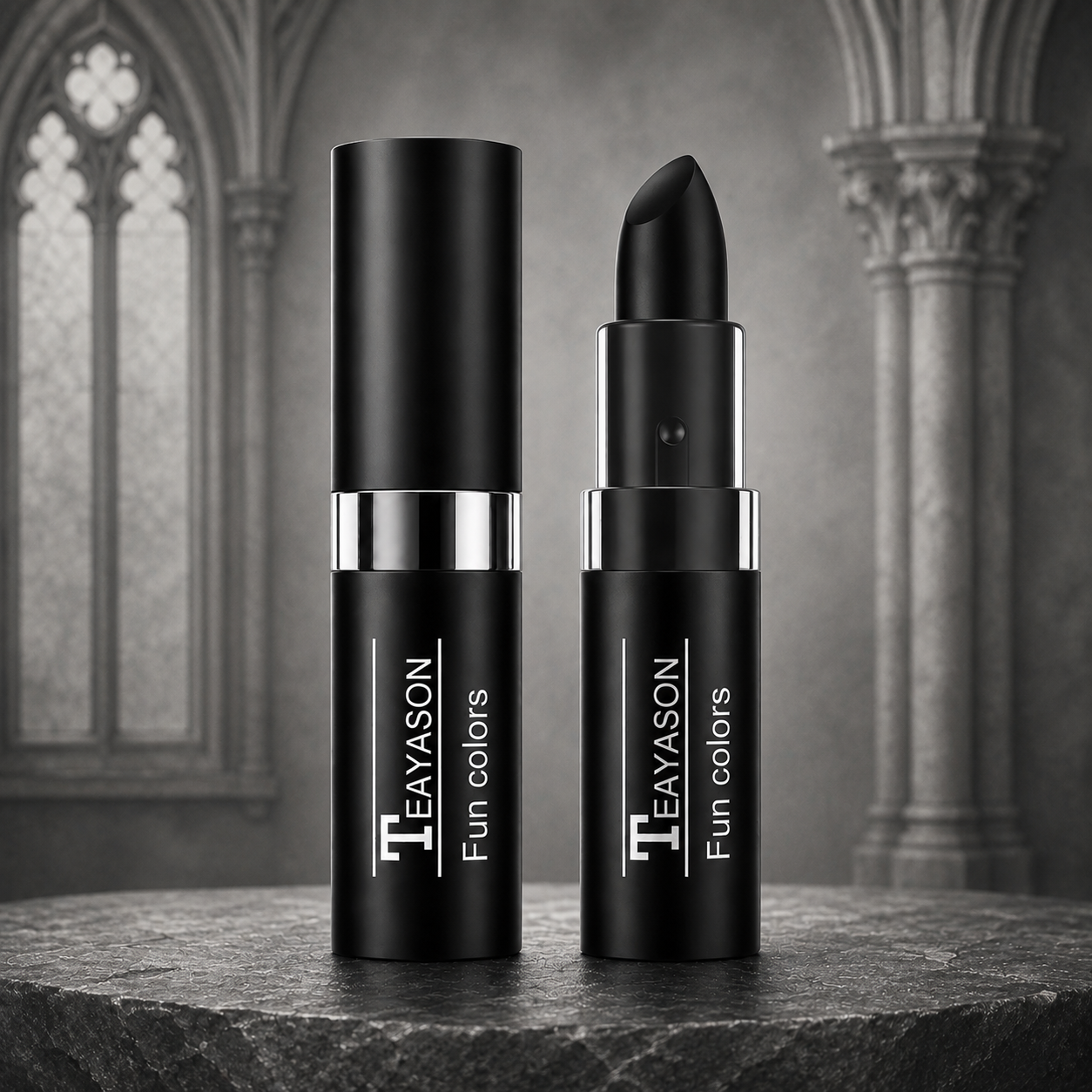 Labial Negro Intenso Fun Colors TEAYASON