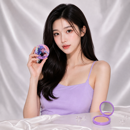 Polvo Compacto Natural Beige Sakura Anime Flower Secret