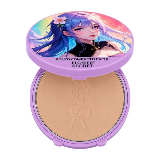 Polvo Compacto Natural Beige Sakura Anime Flower Secret