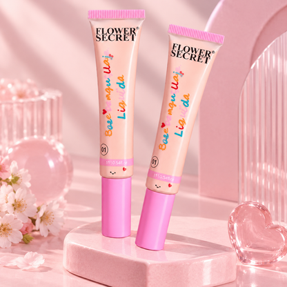 Base Liquida Natural y Luminosa Momo Blush Flower Secret