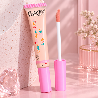 Base Liquida Natural y Luminosa Momo Blush Flower Secret