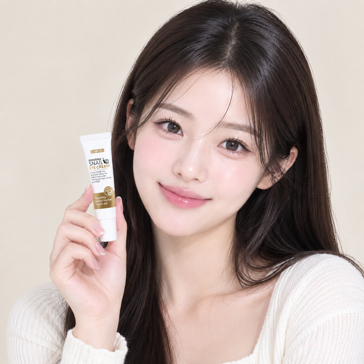 Crema Contorno de Ojos Ginseng y Baba de Caracol Hidratante - LAIKOU