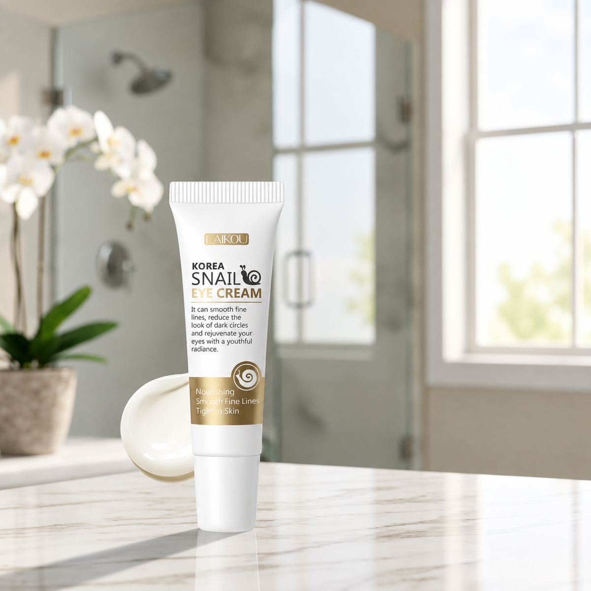 Crema Contorno de Ojos Ginseng y Baba de Caracol Hidratante - LAIKOU