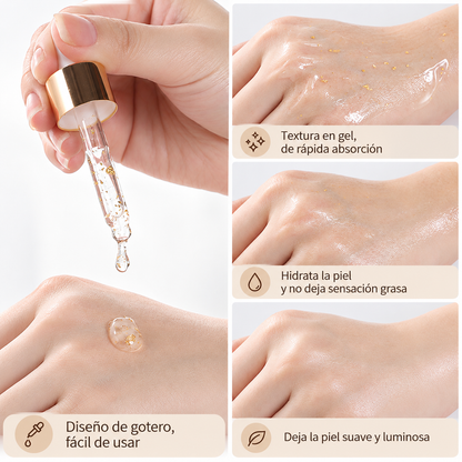 Serum Facial Antiedad Oro 24K y Baba de Caracol LAIKOU