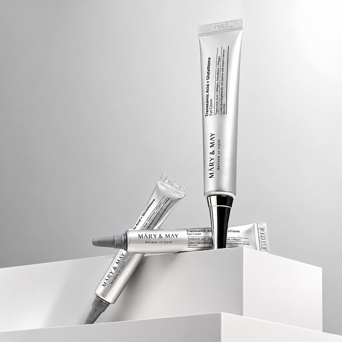 Contorno de Ojos Acido Tranexamico y Glutation Antiojeras Mary and May