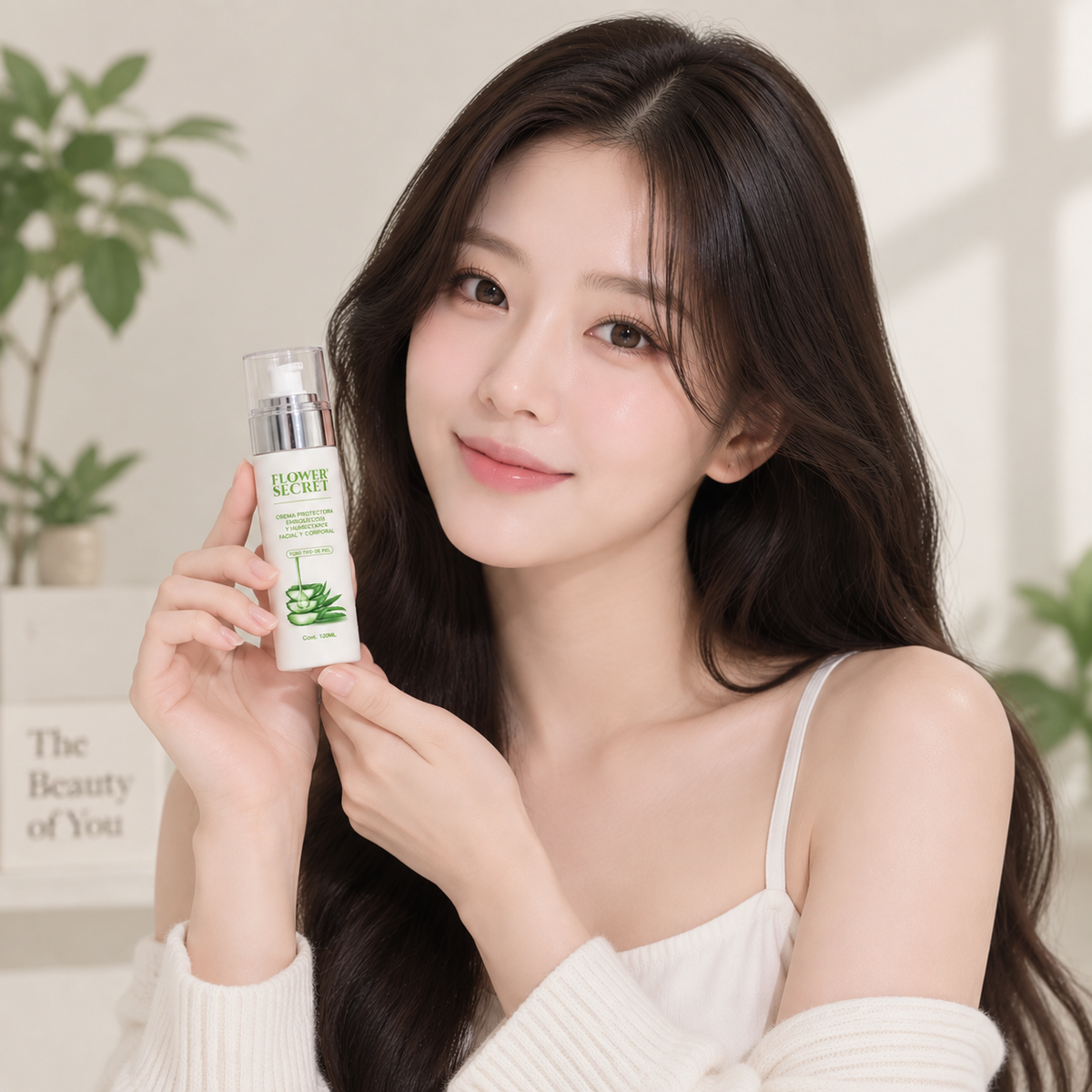 Crema Protectora Humectante Flower Secret Rostro y Cuerpo
