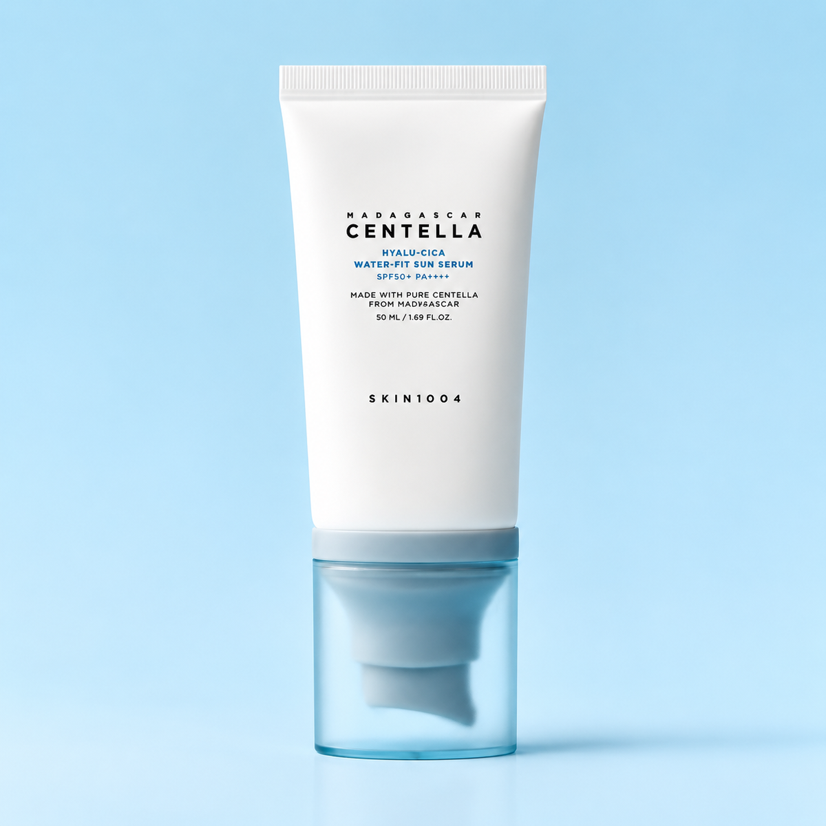 Bloqueador Centella Asiática Hialurónico SPF50+ PA++++ Water-Fit Sun Serum SKIN1004