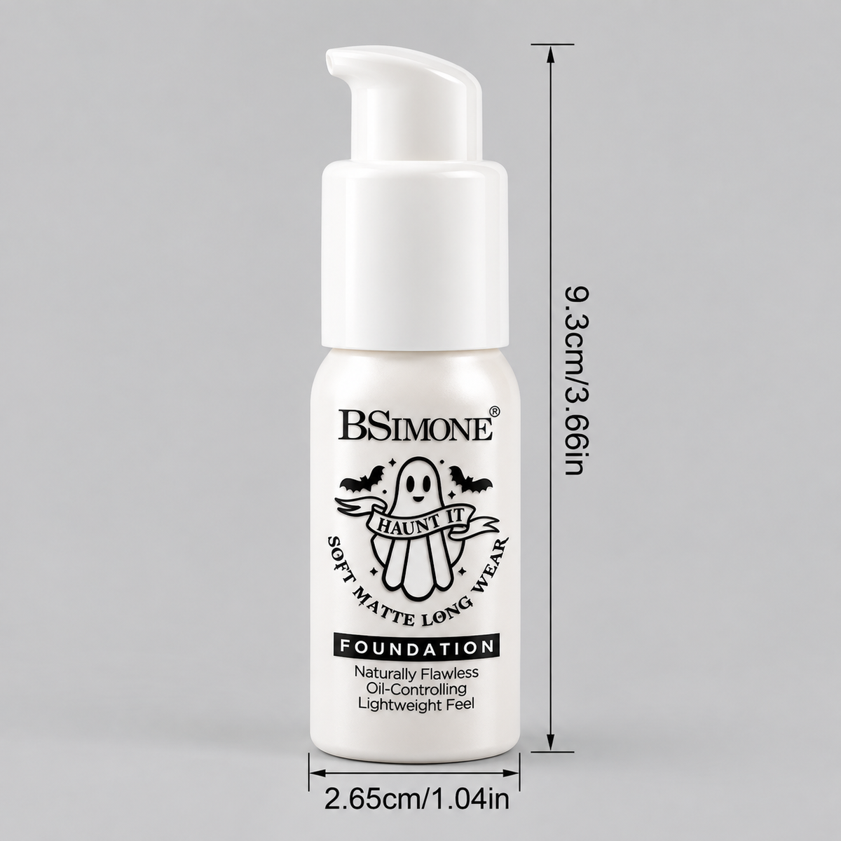 Base Líquida Blanca Soft Matte Haunt It para Halloween y Cosplay BSIMONE