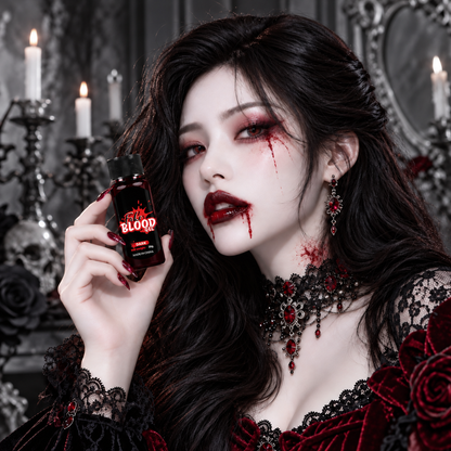Sangre Falsa en Gel Rojo Oscuro para Halloween, Cosplay y Caracterización Fake Blood Dark