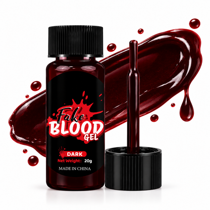 Sangre Falsa en Gel Rojo Oscuro para Halloween, Cosplay y Caracterización Fake Blood Dark