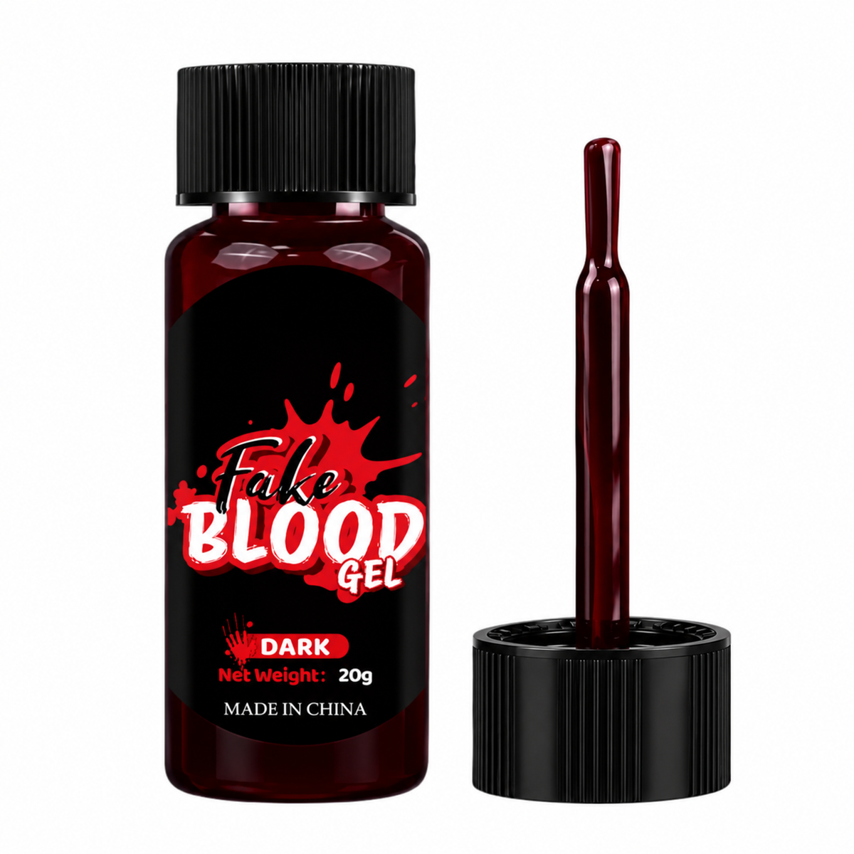 Sangre Falsa en Gel Rojo Oscuro para Halloween, Cosplay y Caracterización Fake Blood Dark