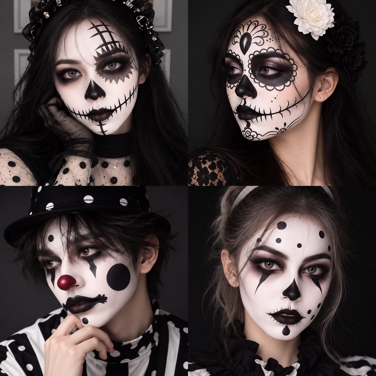 Maquillaje en Barra Facial y Corporal Halloween, Cosplay, Caracterización Pecolovers