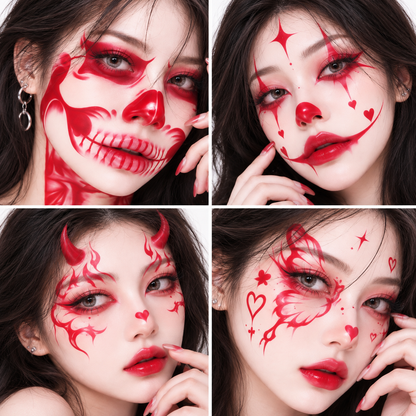 Maquillaje en Barra Facial y Corporal Halloween, Cosplay, Caracterización Pecolovers