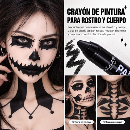 Maquillaje en Barra Facial y Corporal Halloween, Cosplay, Caracterización Pecolovers