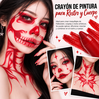 Maquillaje en Barra Facial y Corporal Halloween, Cosplay, Caracterización Pecolovers