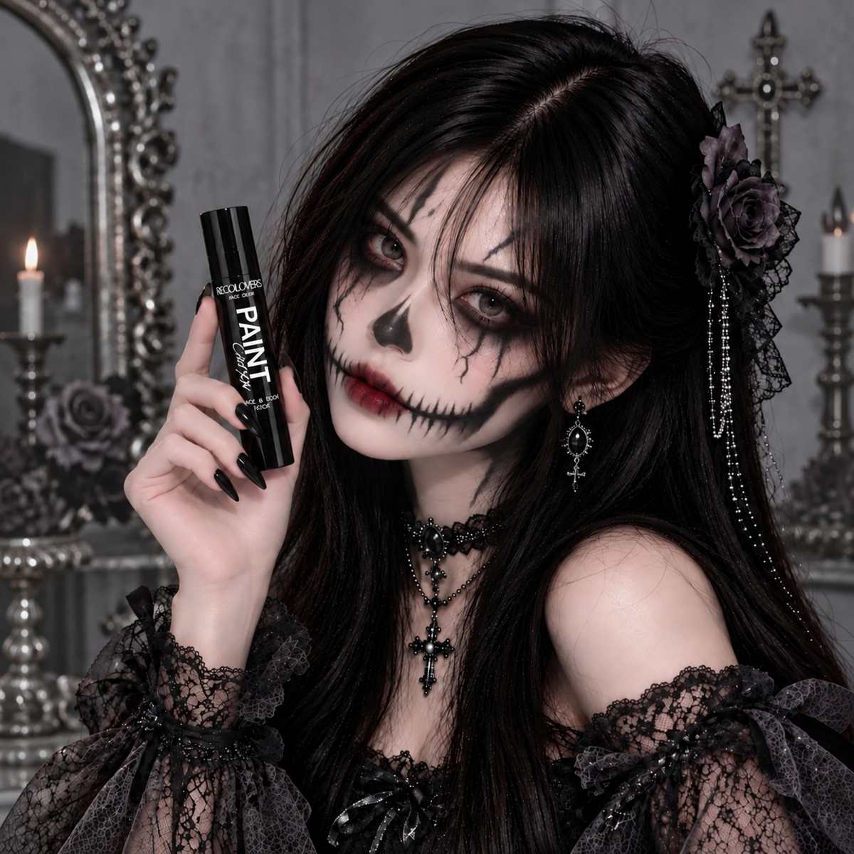 Maquillaje en Barra Facial y Corporal Halloween, Cosplay, Caracterización Pecolovers