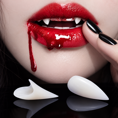 Colmillos de Vampiro Ajustables para Halloween S a XL