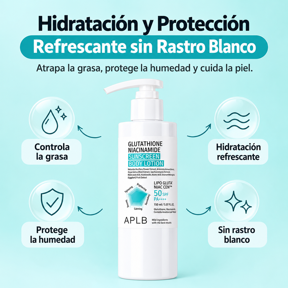 Protector Solar Corporal SPF50+ PA++++ APLB