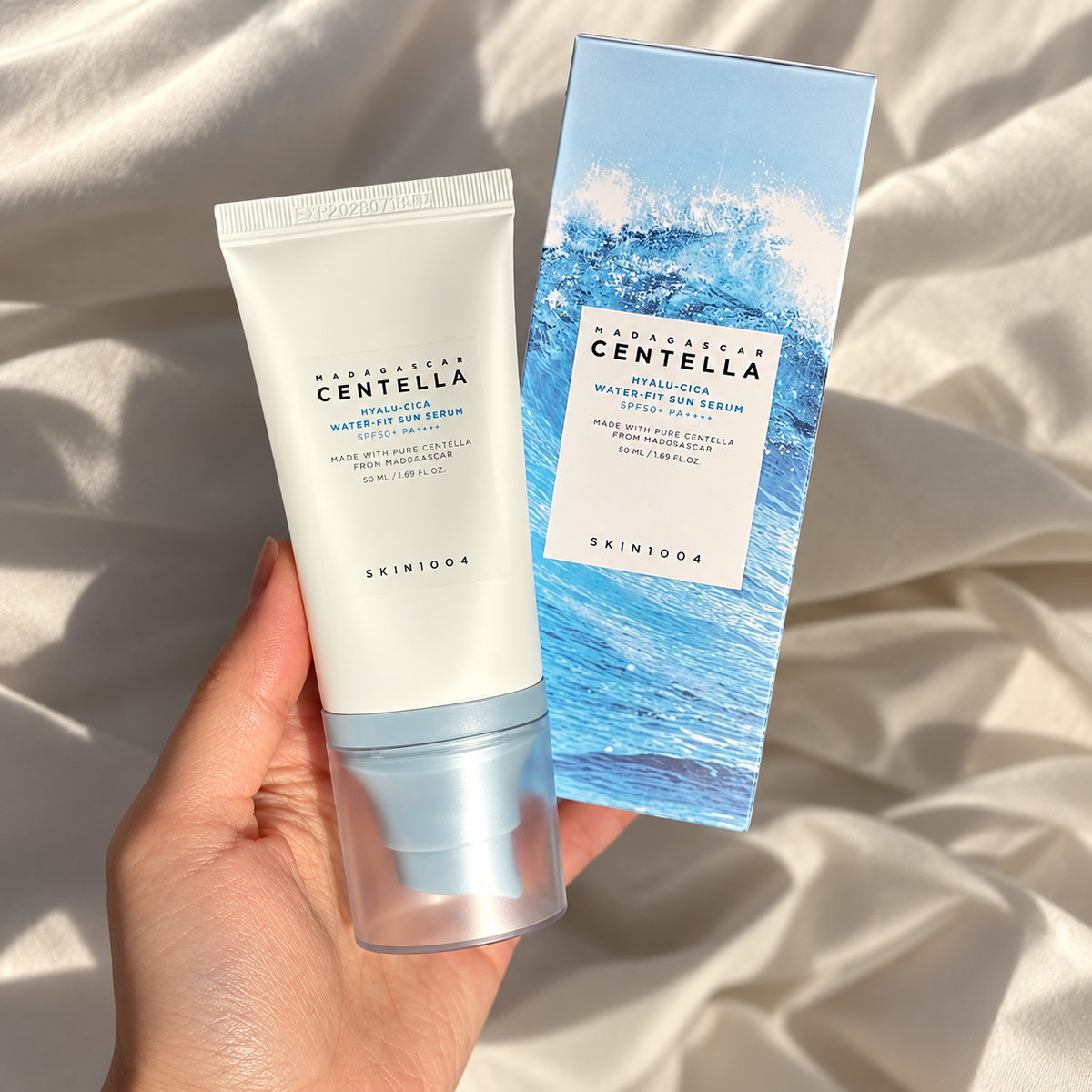 Dúo Crema 345 Dr. Althea y Bloqueador Solar  Hyalu-Cica Centella SKIN1004