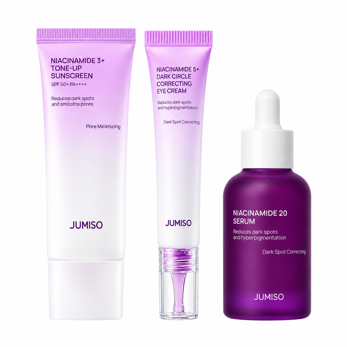 Set Facial Aclarador Niacinamida 3 Productos Jumiso