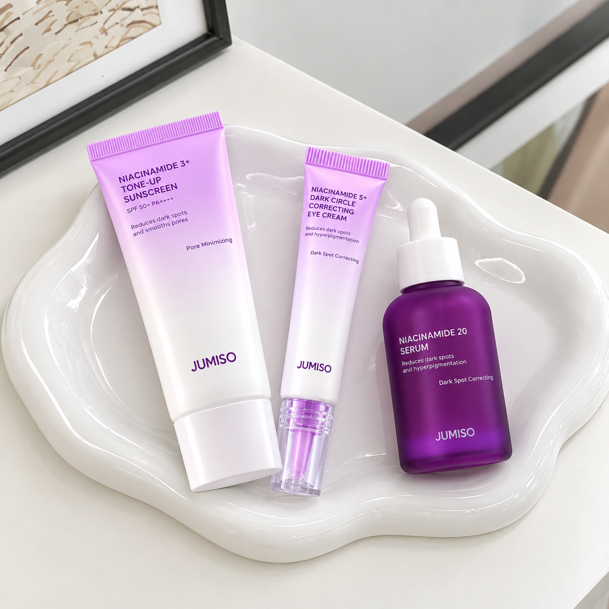 Set Facial Aclarador Niacinamida 3 Productos Jumiso