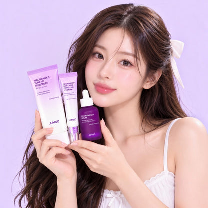 Set Facial Aclarador Niacinamida 3 Productos Jumiso