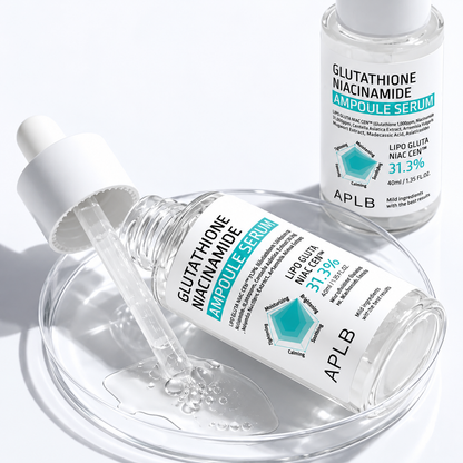 Set Facial Glutatión y Niacinamida Rutina de 4 Pasos APLB
