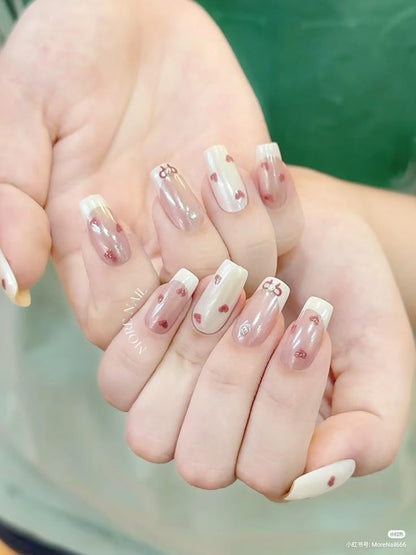 Uñas Press On Valentine’s