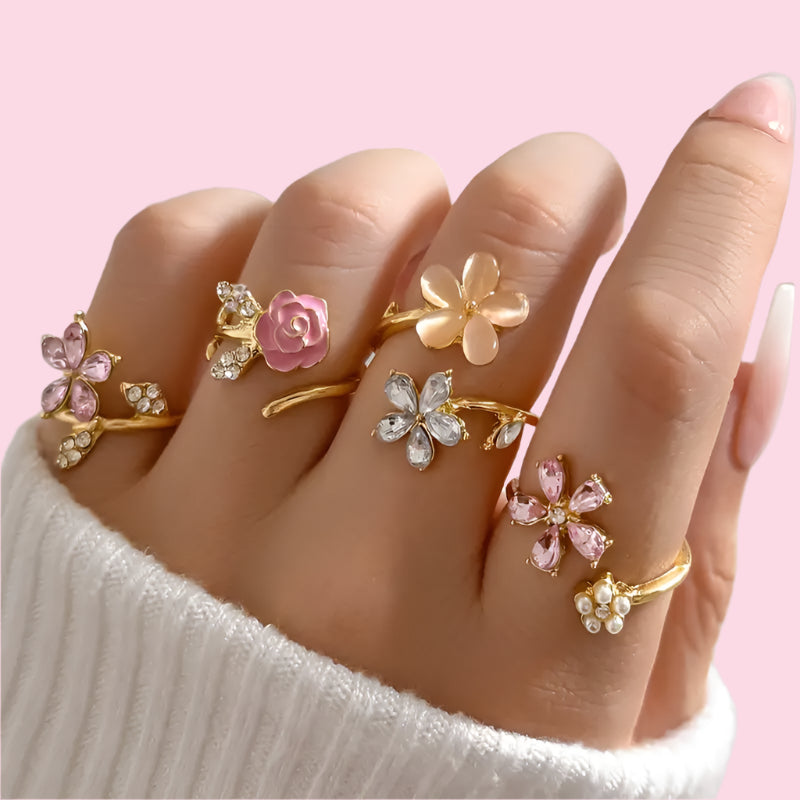 Anillos Blossom Whispers