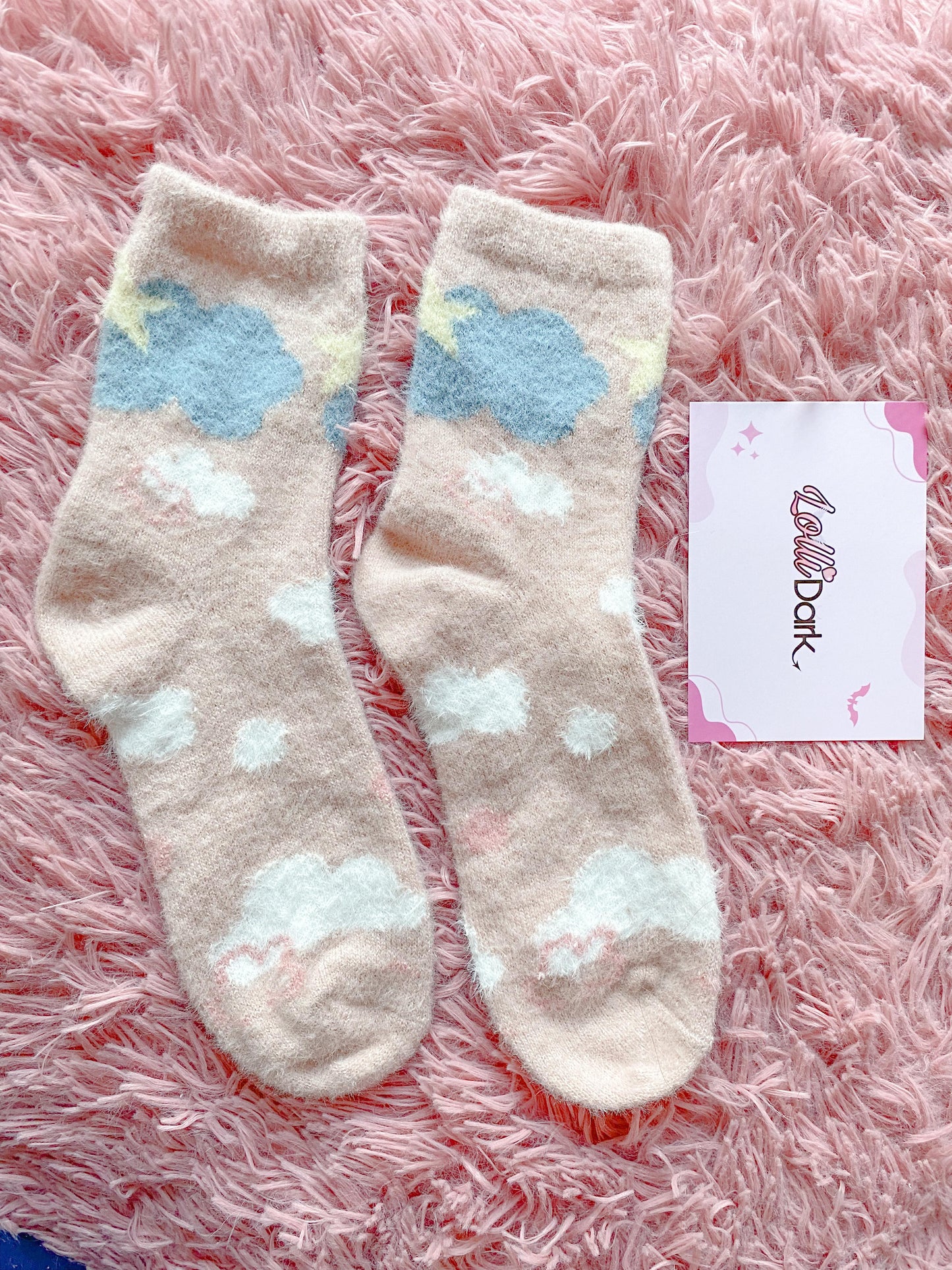 Medias Afelpadas Kawaii de Invierno — Diseños Tiernos y Suaves