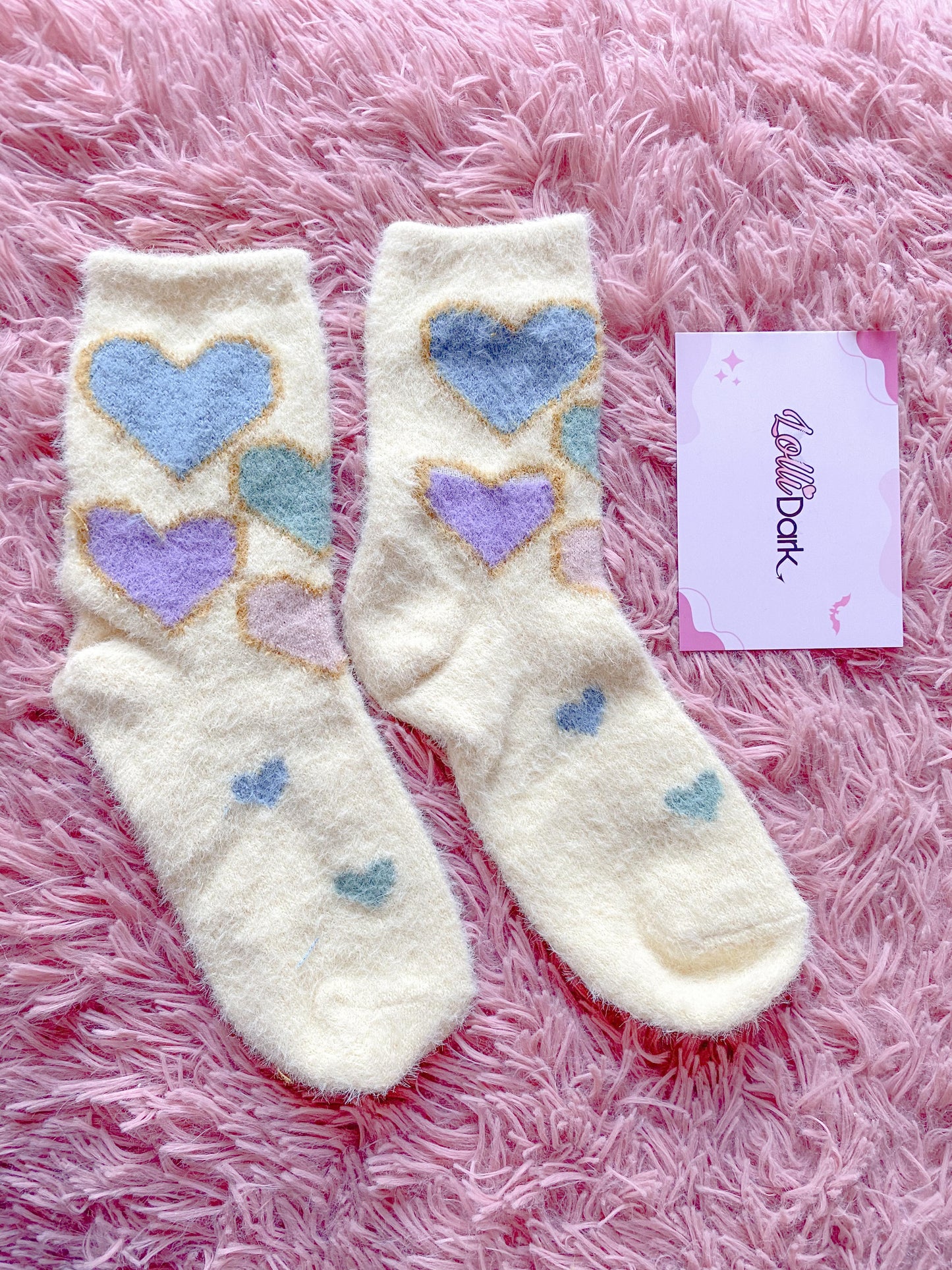 Medias Afelpadas Kawaii de Invierno — Diseños Tiernos y Suaves