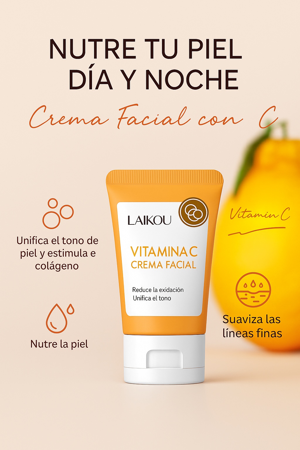 Crema aclaradora Vitamina C Laikou