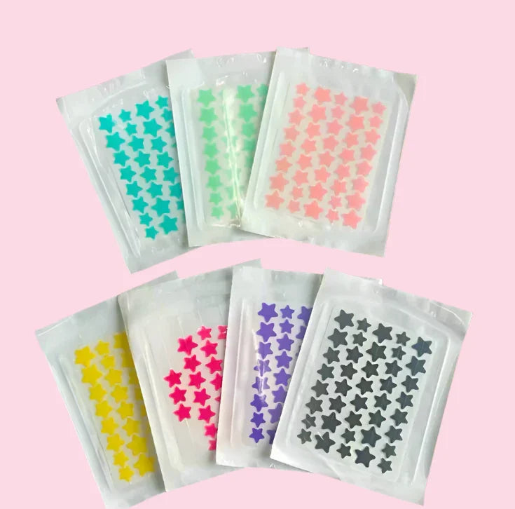Parches para acné de estrellas de colores UNISEX