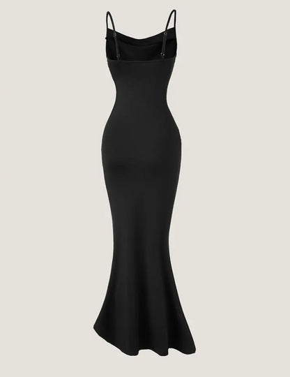 Vestido Adela Negro Sirena