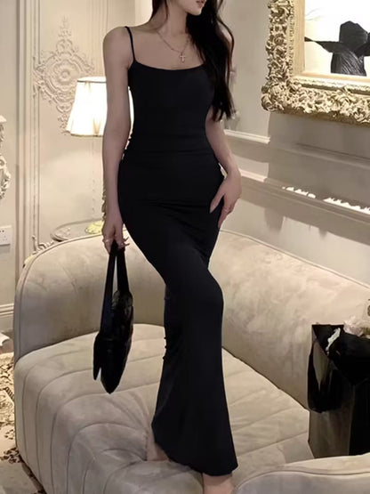 Vestido Adela Negro Sirena