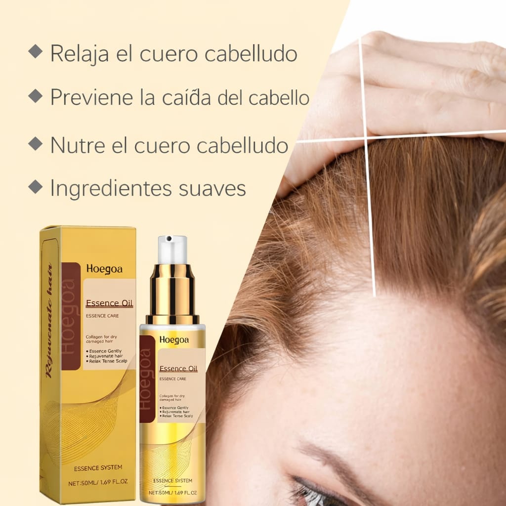 Aceite de cabello Essencia Maca Hoegoa